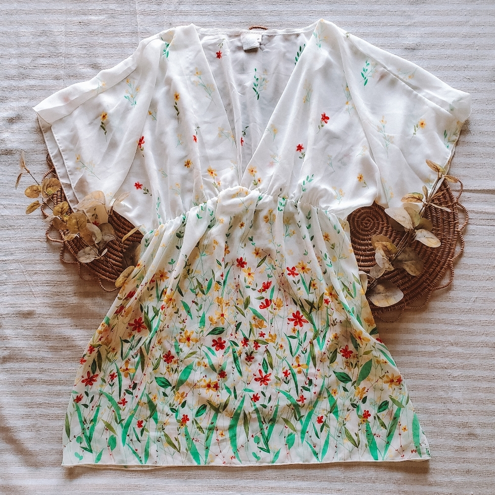 Vintage Cottagecore Sheer Top